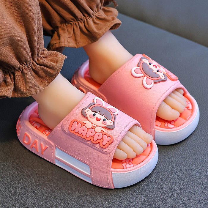 Wholesale  children's slippers boys and girls indoor non-slip soft bottom