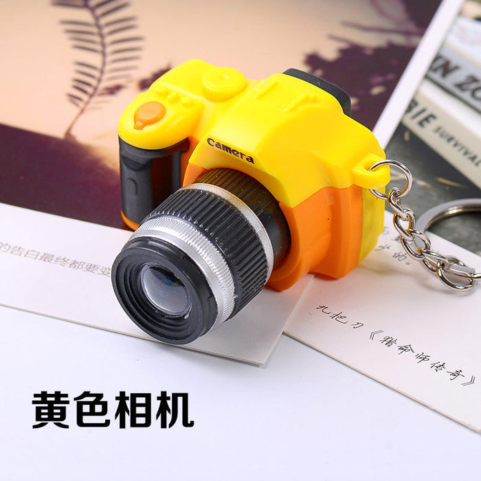 Wholesale LED Light Emitting Sound Simulation SLR Camera Keychain JDC-KC-ZJ001