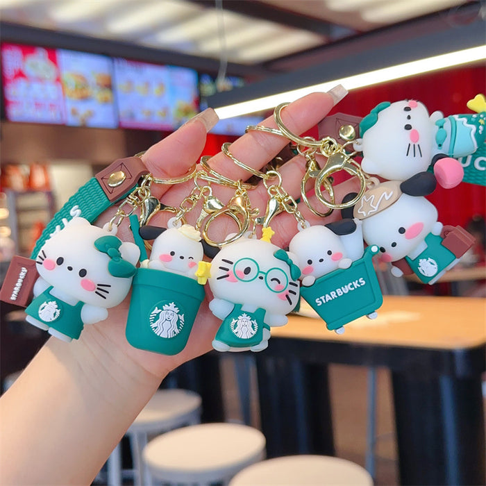 Wholesale Cartoon Cute 3D Doll Keychain JDC-KC-YueW010