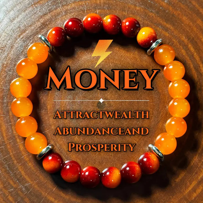 Wholesale wealth bracelet imitation tiger eye stone yellow jade elastic rope
