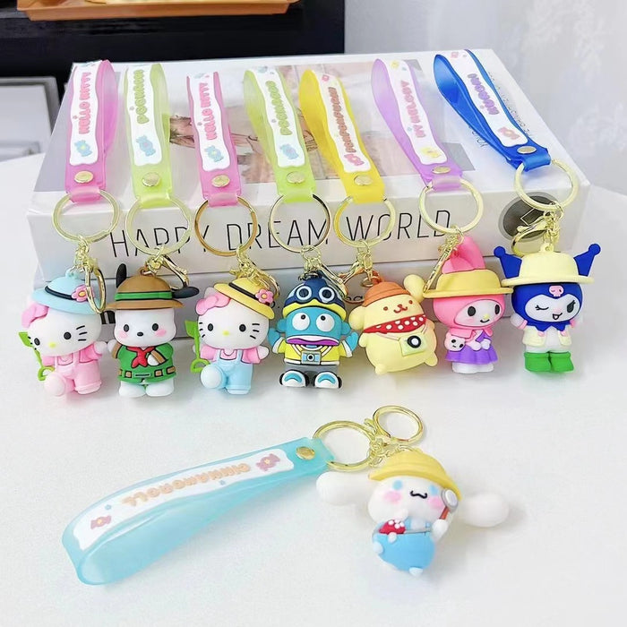 Wholesale Silicone Cartoon Doll Keychain JDC-KC-YiChang010