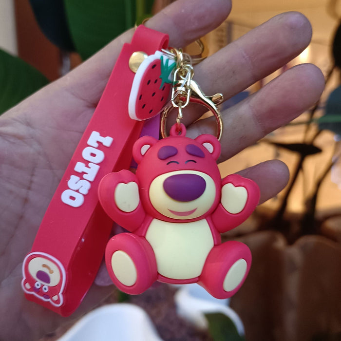 Wholesale Cartoon Silicone Anime Keychain JDC-KC-YiChang029