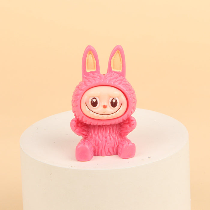 Wholesale Cute Resin Particle Solid Color Keychain Pendant