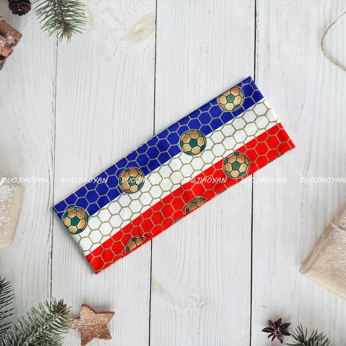 Wholesale Polyester Sports Headband World Cup Fan Headwear