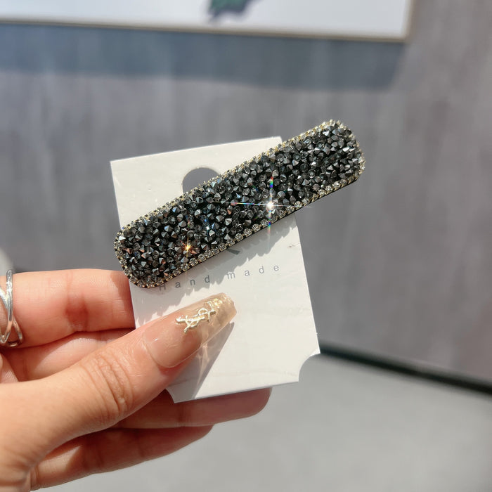 Wholesale Rhinestone Hairpin Elegant Bangs Clip Flash Diamond Edge Clip
