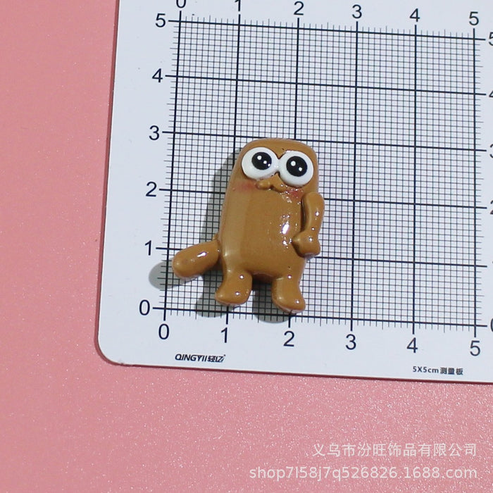 Wholesale Cartoon resin accessories cream glue mobile phone cases brooches shoe buckles hair accessories decorative materials