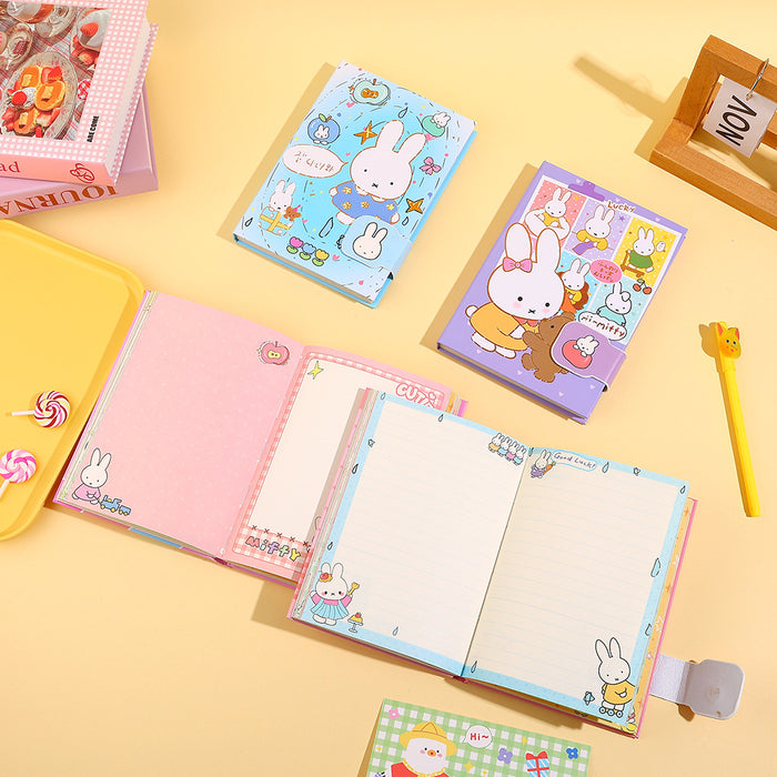 Wholesale Cute Cartoon Magnetic Closure Notebook 32K For Student Journal