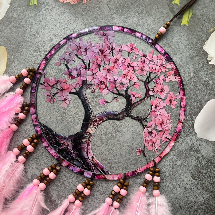 Wholesale Boutique Feather Dreamcatcher Wind Chime Wall Hanging Home Decor MOQ≥2