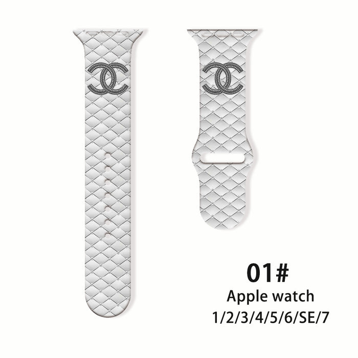 Wholesale Printed Silicone Watch Strap Wrist Strap JDC-WD-NuoQi055