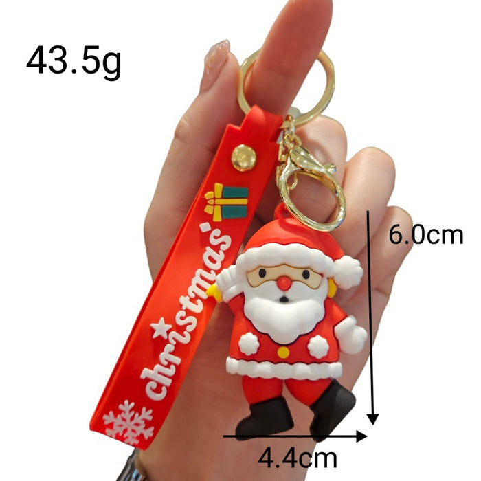 Wholesale Cartoon Cute Christmas Snowman Keychain