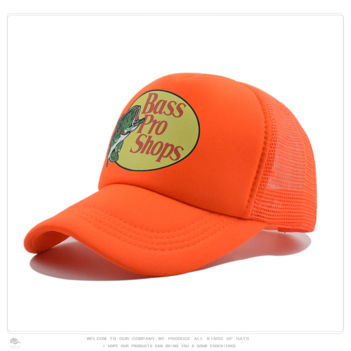 Wholesale Printed baseball cap summer net cap outdoor sunscreen sunshade driver cap