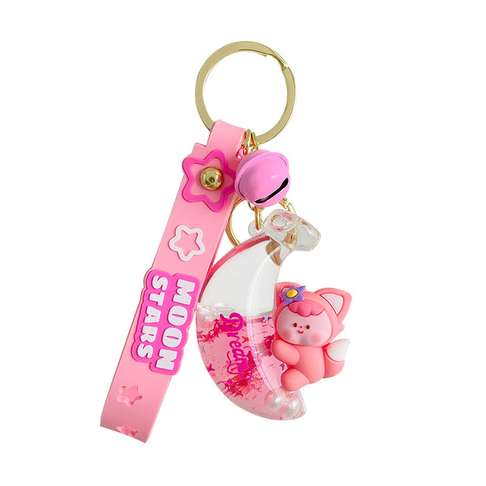 Wholesale Oil Moon Keychain JDC-KC-ManM118