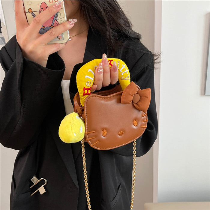 Wholesale Mini cute cartoon handbag with chain strap