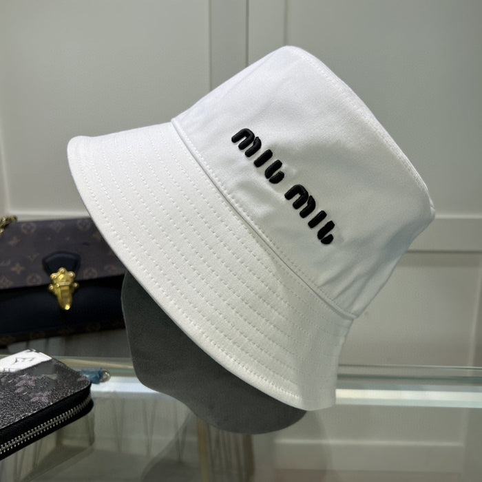 Wholesale Embroidered letter fisherman hat, simple and versatile basin hat, sun visor hat