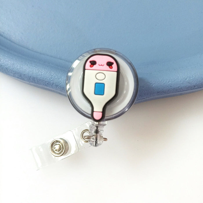 Wholesale PVC Cute Cartoon Telescopic Keychain JDC-KC-ChangQi005