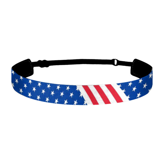 Wholesale 10PCS American Flag Independence Day Children's Sports Stretch Polyester Headband JDC-HD-GuanY009