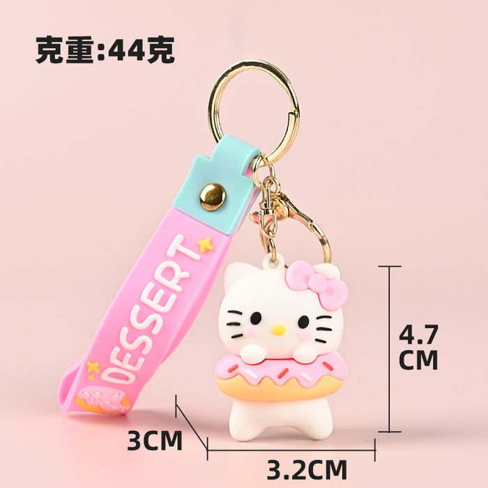 Wholesale Cartoon Cute PVC Soft Keychain Pendant Fashion Accessory Gift MOQ≥10