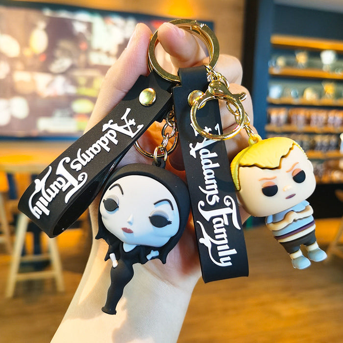 Wholesale Cartoon Doll Rubber Keychain JDC-KC-Tingm015