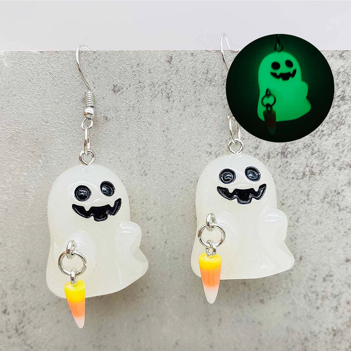 Wholesale  Earrings Ghost Pumpkin Corn Sugar Pendant Necklace  Christmas Jewelry