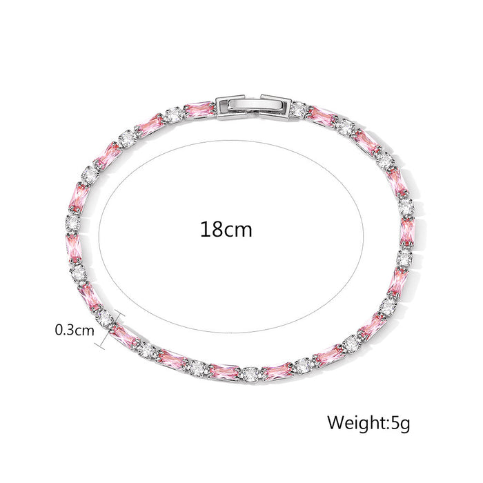 Wholesale diamond zircon bracelet female jewelry  color