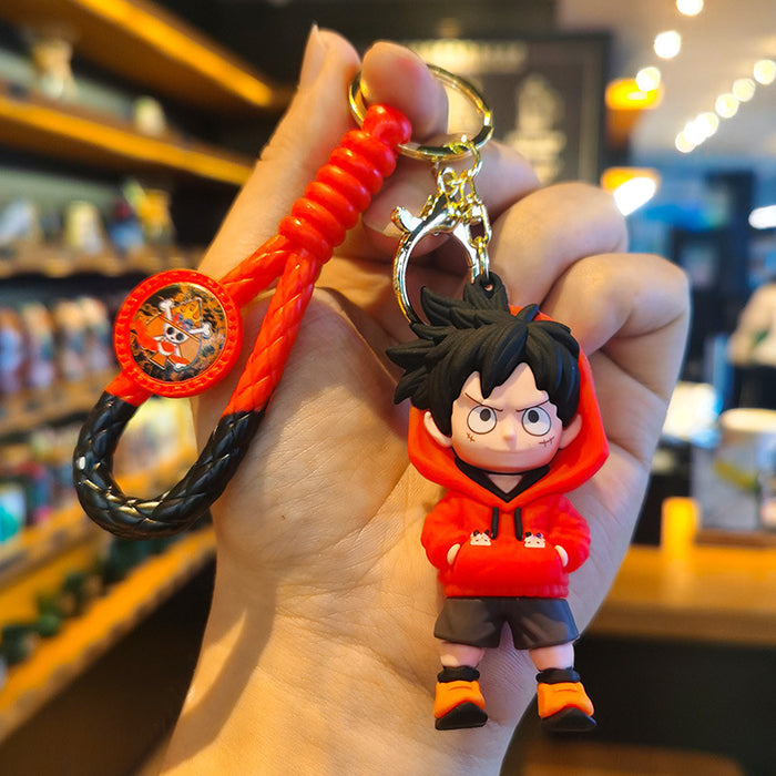 Wholesale Cartoon Doll Rubber Keychain JDC-KC-Tingm010