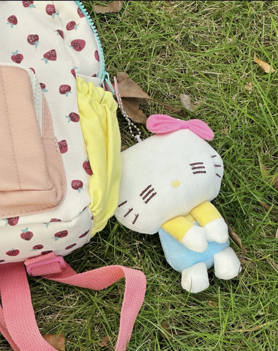 Wholesale Hawaiian Black Cat Plush Pendant Katie Kt Cat Doll Doll Bag Key Pendant