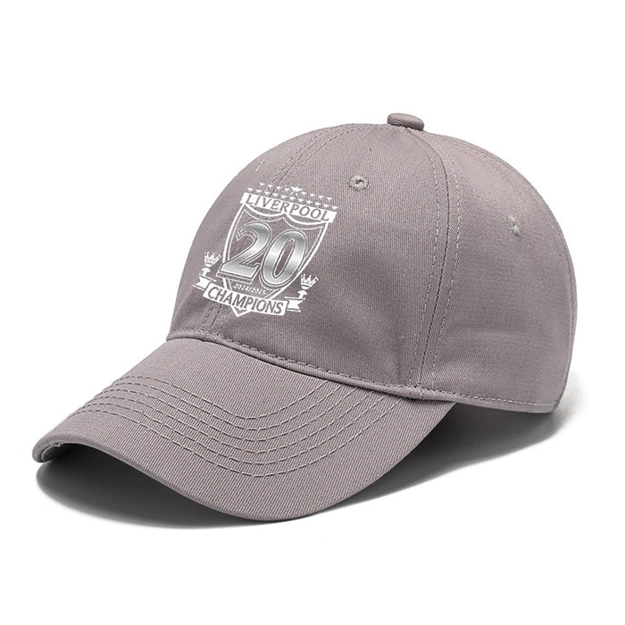 Wholesale Cotton printed baseball cap, sun protection hat, blank duckbill cap