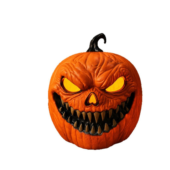 Wholesale Horror  Sound Activated Glowing Pumpkin Lantern Decorative Party Prop Gift