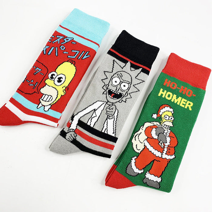 Wholesale Cotton Cartoon Tube Socks JDC-SK-YiYan009