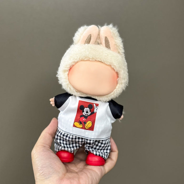 Wholesale Only clothes are suitable for 17cm blind box pendant plush doll clothes