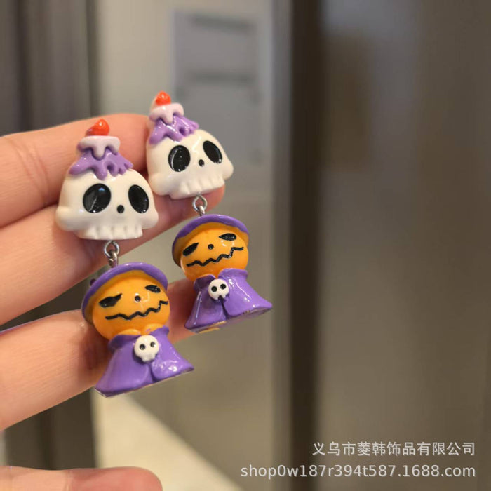 Wholesale  cute cartoon ghost pumpkin earrings