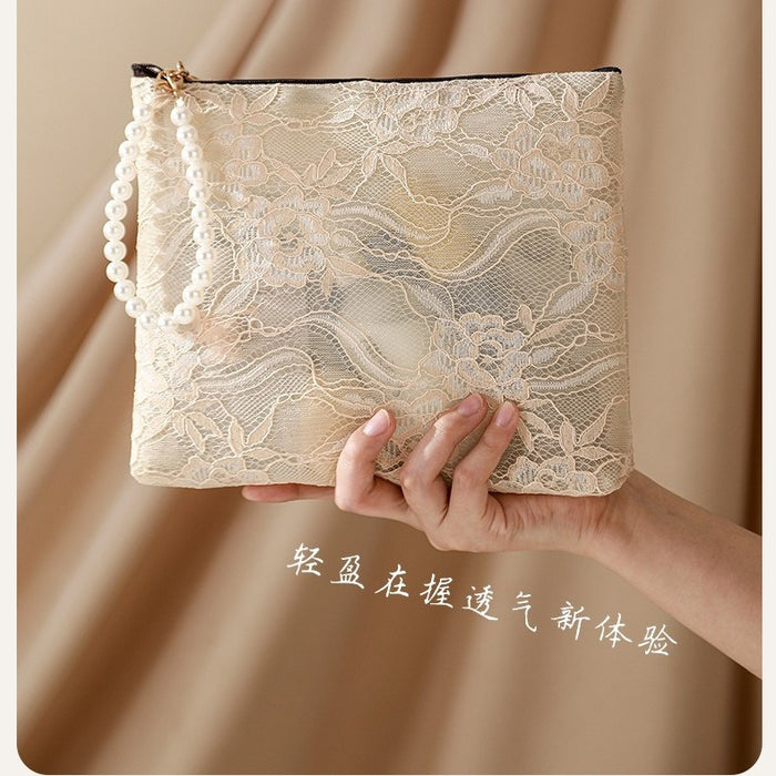 Wholesale Lace Design Makeup Bag Fashion Accessory For Travel Gift And Boutique Resale
