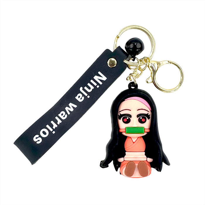 Wholesale PVC Cartoon Doll Keychain JDC-KC-BaoDou013