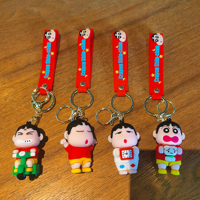 Wholesale Cartoon Silicone Doll Keychain JDC-KC-Tingm282