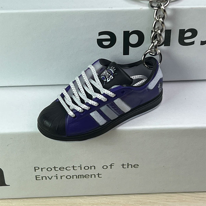Wholesale PVC Mini Board Shoe Keychain (F) JDC-KC-XingS011