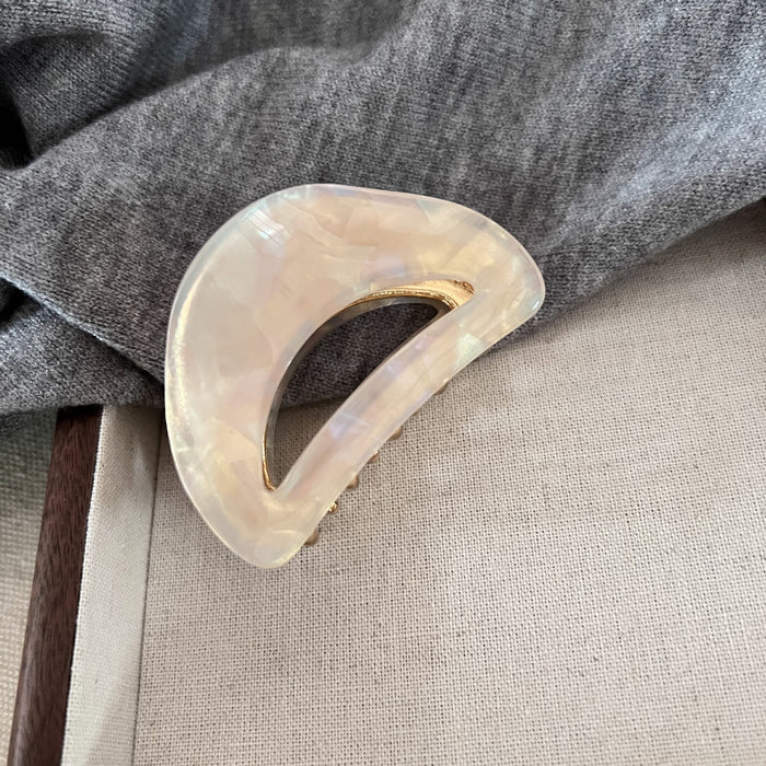 Wholesale Exquisite small clip, simple half zip hair clip, high-end retro leopard print shark clip headband