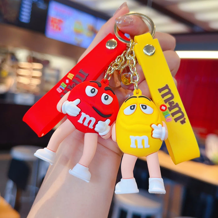 Wholesale Creative PVC Cartoon Couple Keychain