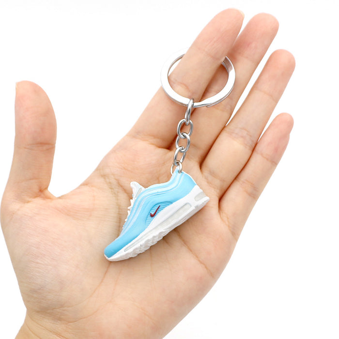 Wholesale 3D Stereoscopic Basketball Shoes PVC Keychain JDC-KC-QLPing020