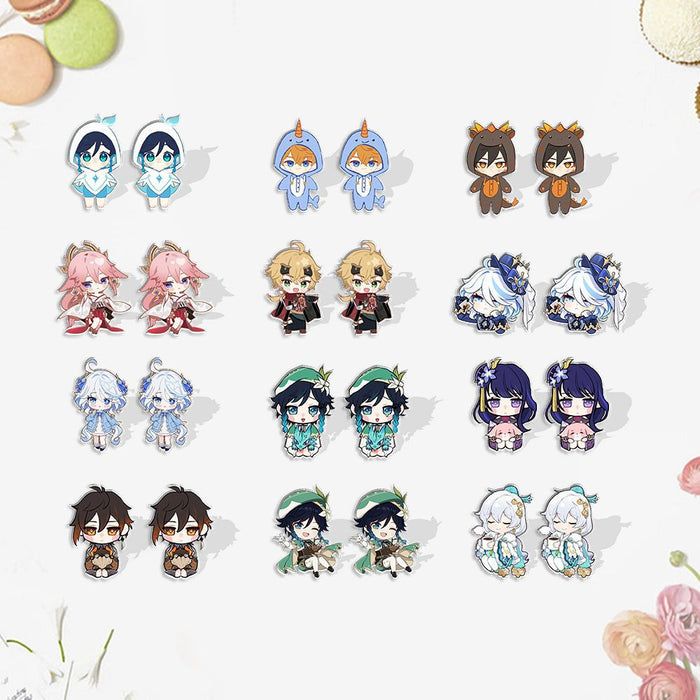 Wholesale Cartoon Anime Acrylic Earrings (F) JDC-ES-XiangL067