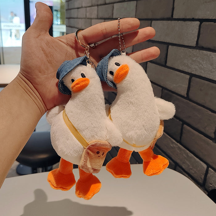 Wholesale Plush Duck Doll Keychain Pendant Bag Pendant Duck Doll