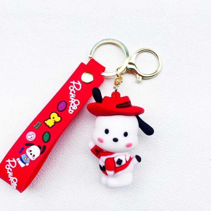 Wholesale PVC Cartoon Doll Keychain JDC-KC-WuYi191