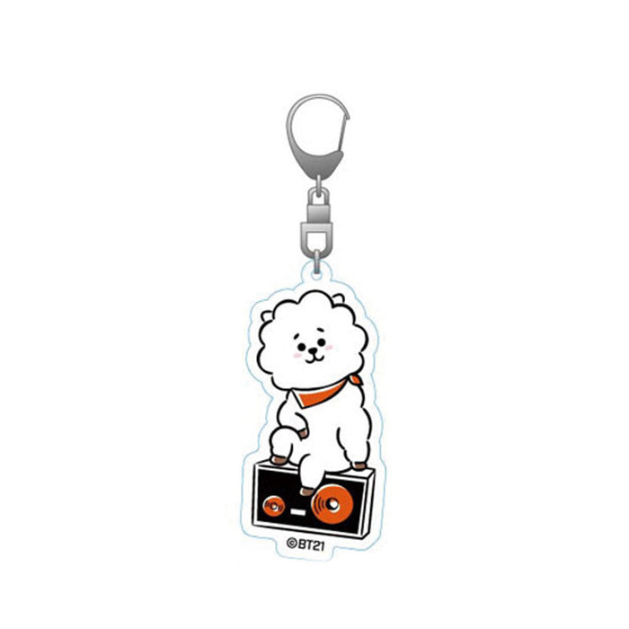 Wholesale Transparent Acrylic Cartoon Kpop Keychain JDC-KC-XinF003