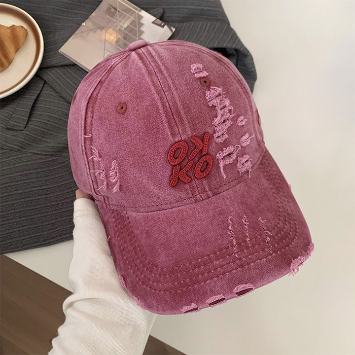 Wholesale Baseball Cap Women's  New Washed Old All-match Cap Hat Fashionable Cotton