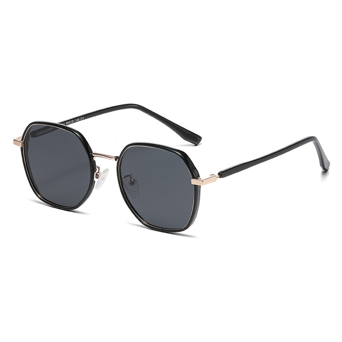 Wholesale Fashion box polarized sunglasses for women's outdoor fashion street photography, high-end sunglasses