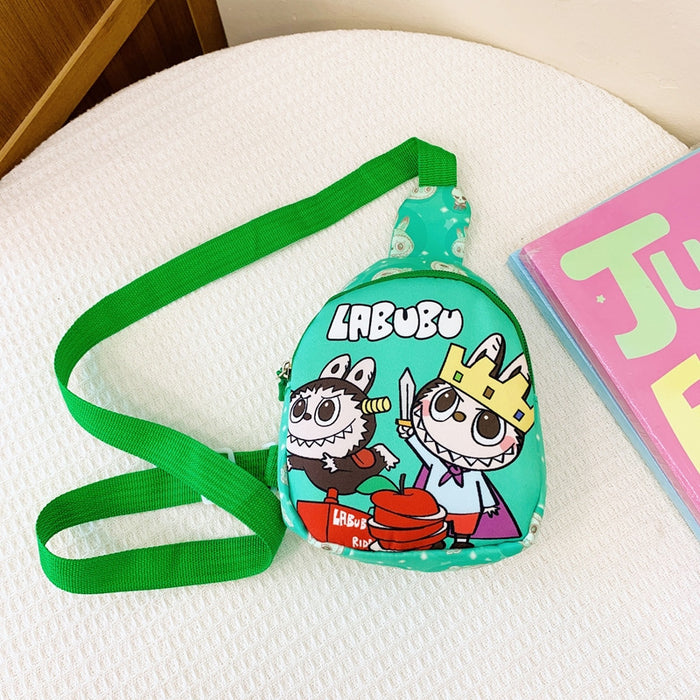 Wholesale Children' s Chest Bag Cartoon Cute Small Backpack Kindergarten Crossbody Bag Outdoor Coin Purse
