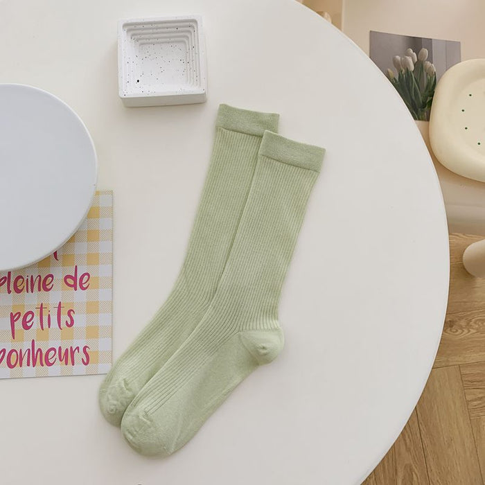 Wholesale Middle socks, pure cotton long socks, pile socks