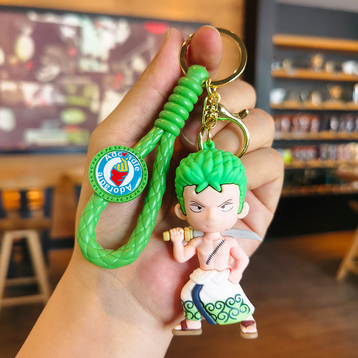 Wholesale Cartoon Doll Rubber Keychain JDC-KC-Tingm011