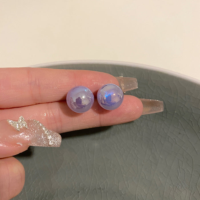 Wholesale Pearl earrings, versatile earrings, silver ear studs