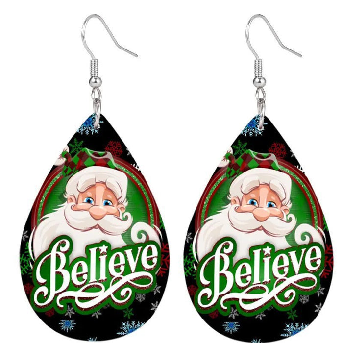 Wholesale Christmas earrings acrylic fashion earrings