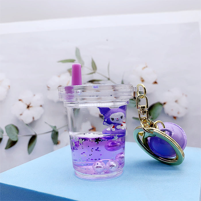 Wholesale Cartoon Acrylic Drift Bottle Keychain (S) JDC-KC-DiMeifei001